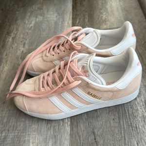 Pink Adidas Gazelle women’s 6